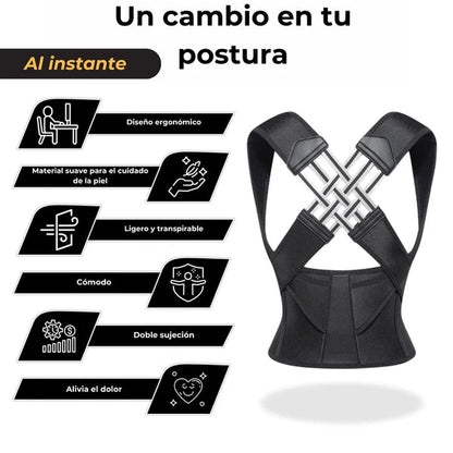 CORRECTOR DE POSTURA  LUMBAR ANTI JOROBA