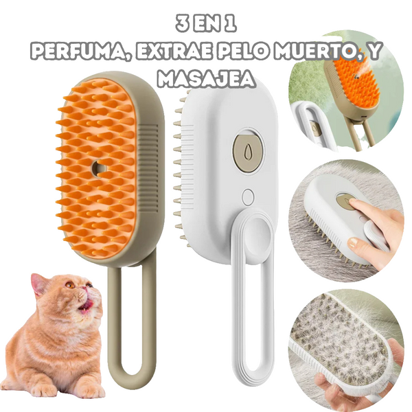 Cepillo De Vapor Quita Pelo Gatos Perros