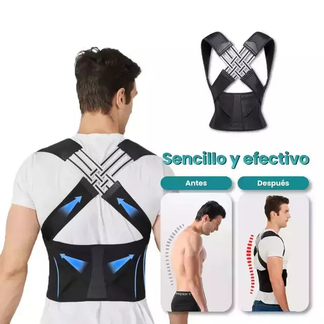 CORRECTOR DE POSTURA  LUMBAR ANTI JOROBA